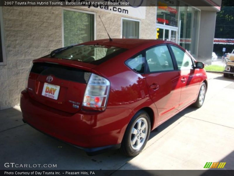 Barcelona Red Metallic / Bisque Beige 2007 Toyota Prius Hybrid Touring