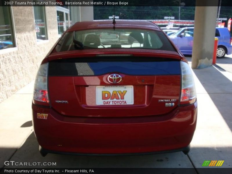 Barcelona Red Metallic / Bisque Beige 2007 Toyota Prius Hybrid Touring