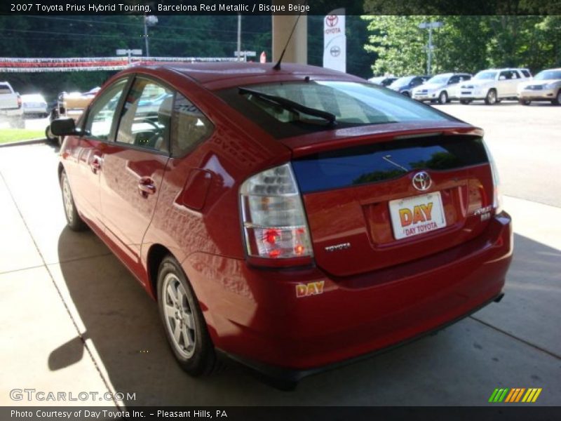 Barcelona Red Metallic / Bisque Beige 2007 Toyota Prius Hybrid Touring