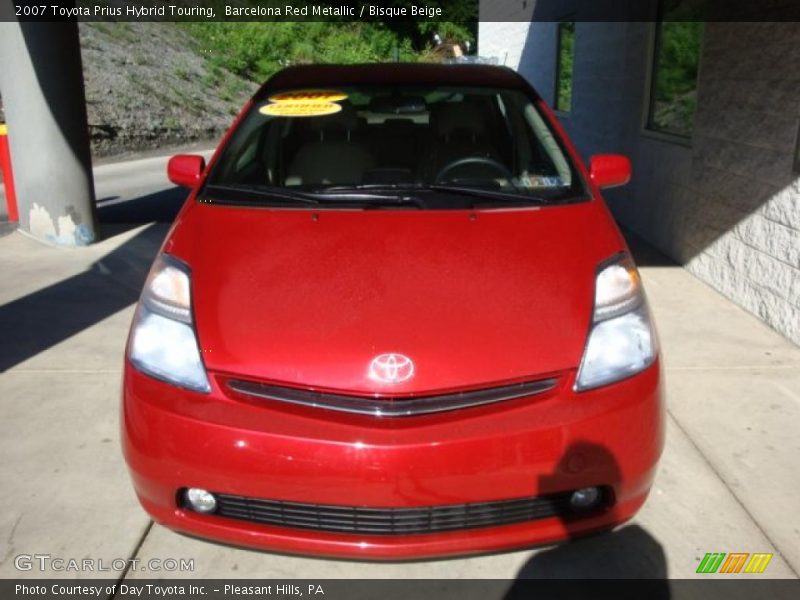Barcelona Red Metallic / Bisque Beige 2007 Toyota Prius Hybrid Touring