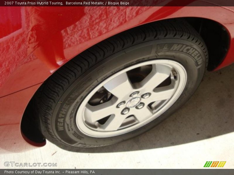 Barcelona Red Metallic / Bisque Beige 2007 Toyota Prius Hybrid Touring