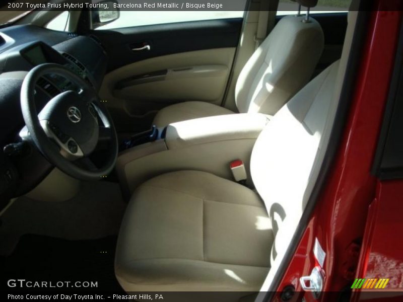 Barcelona Red Metallic / Bisque Beige 2007 Toyota Prius Hybrid Touring