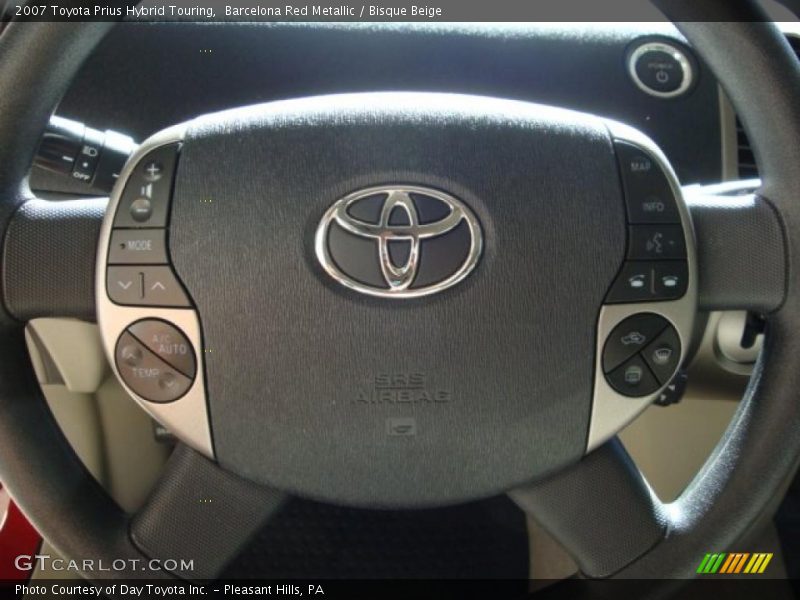 Barcelona Red Metallic / Bisque Beige 2007 Toyota Prius Hybrid Touring