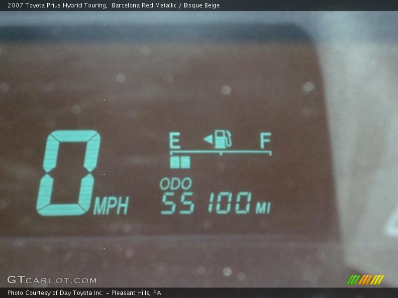 Barcelona Red Metallic / Bisque Beige 2007 Toyota Prius Hybrid Touring