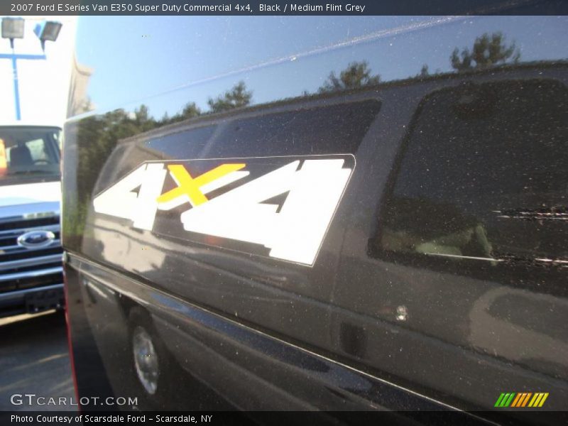 Black / Medium Flint Grey 2007 Ford E Series Van E350 Super Duty Commercial 4x4