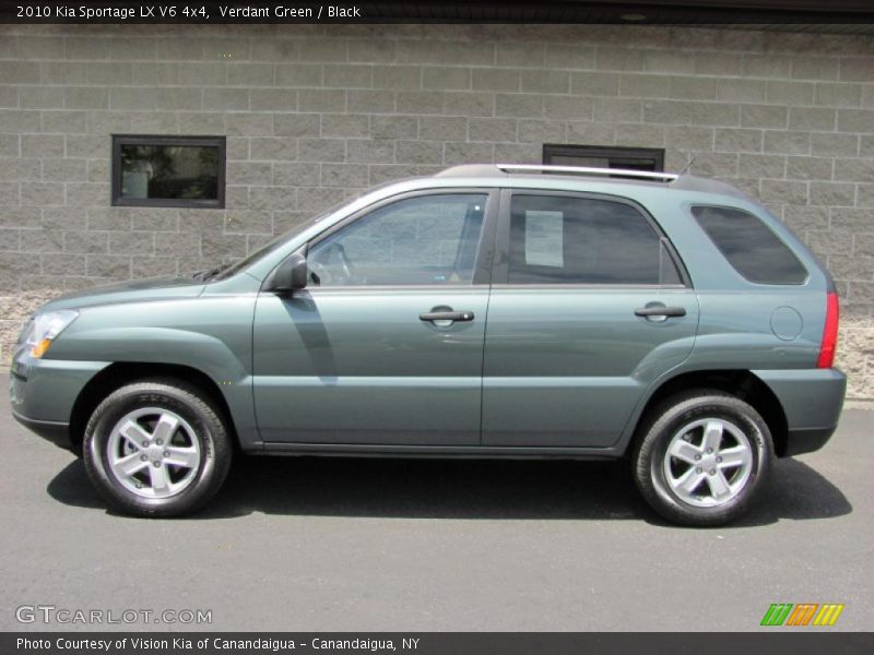 Verdant Green / Black 2010 Kia Sportage LX V6 4x4