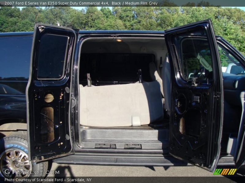 Black / Medium Flint Grey 2007 Ford E Series Van E350 Super Duty Commercial 4x4