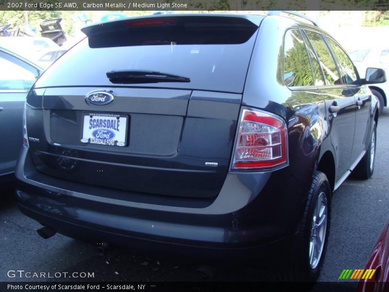 Carbon Metallic / Medium Light Stone 2007 Ford Edge SE AWD