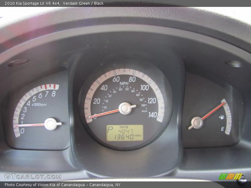 Verdant Green / Black 2010 Kia Sportage LX V6 4x4