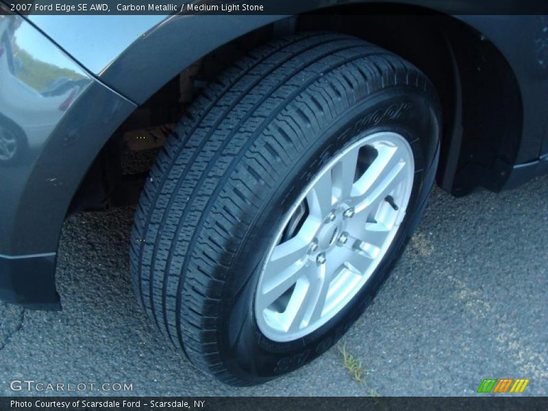 Carbon Metallic / Medium Light Stone 2007 Ford Edge SE AWD
