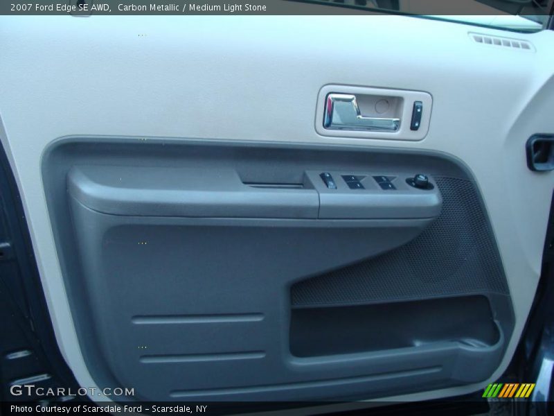 Carbon Metallic / Medium Light Stone 2007 Ford Edge SE AWD