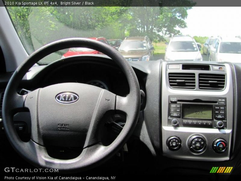 Bright Silver / Black 2010 Kia Sportage LX V6 4x4