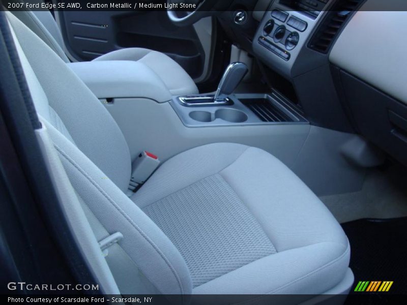 Carbon Metallic / Medium Light Stone 2007 Ford Edge SE AWD