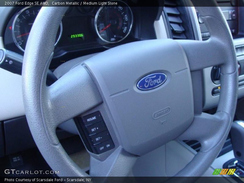 Carbon Metallic / Medium Light Stone 2007 Ford Edge SE AWD