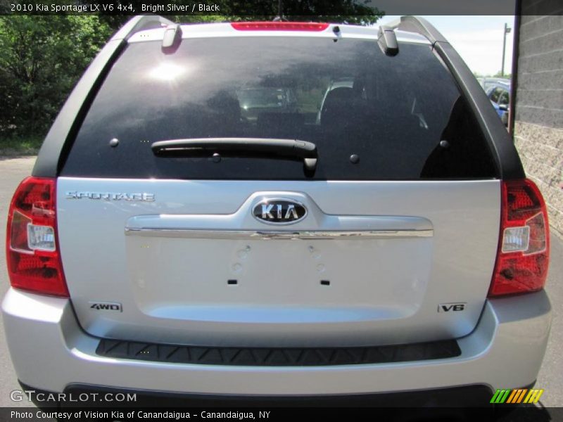 Bright Silver / Black 2010 Kia Sportage LX V6 4x4