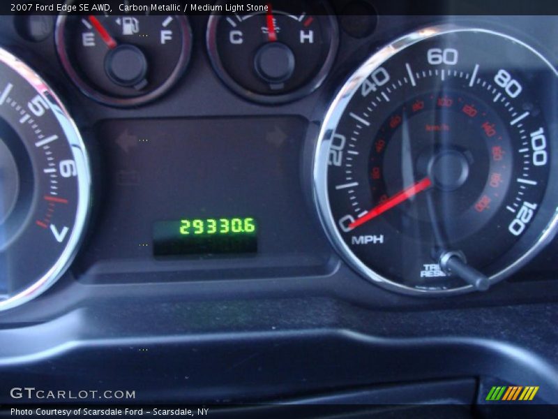 Carbon Metallic / Medium Light Stone 2007 Ford Edge SE AWD