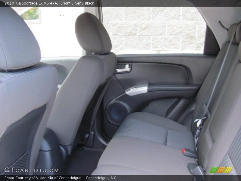 Bright Silver / Black 2010 Kia Sportage LX V6 4x4