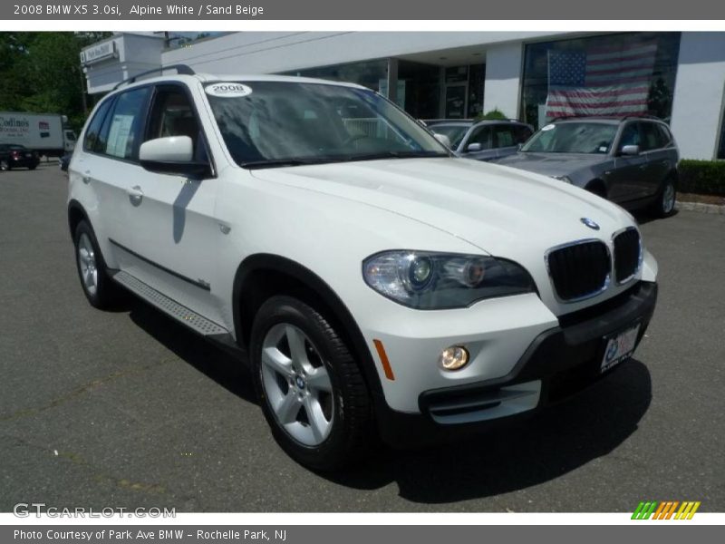 Alpine White / Sand Beige 2008 BMW X5 3.0si