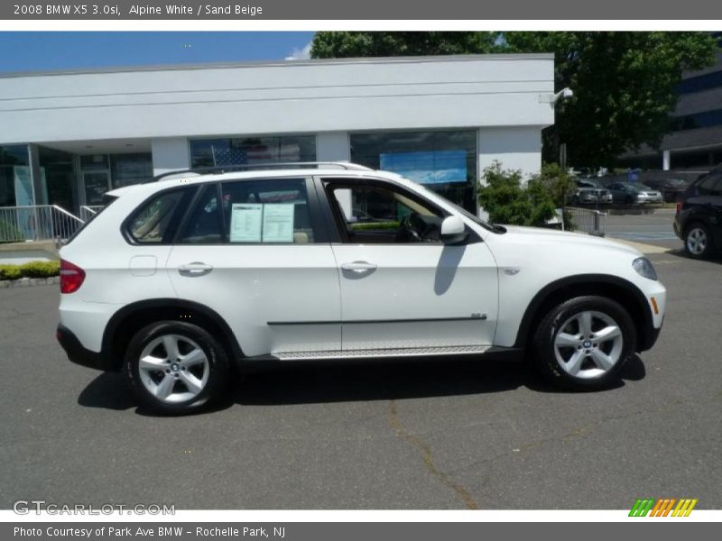 Alpine White / Sand Beige 2008 BMW X5 3.0si