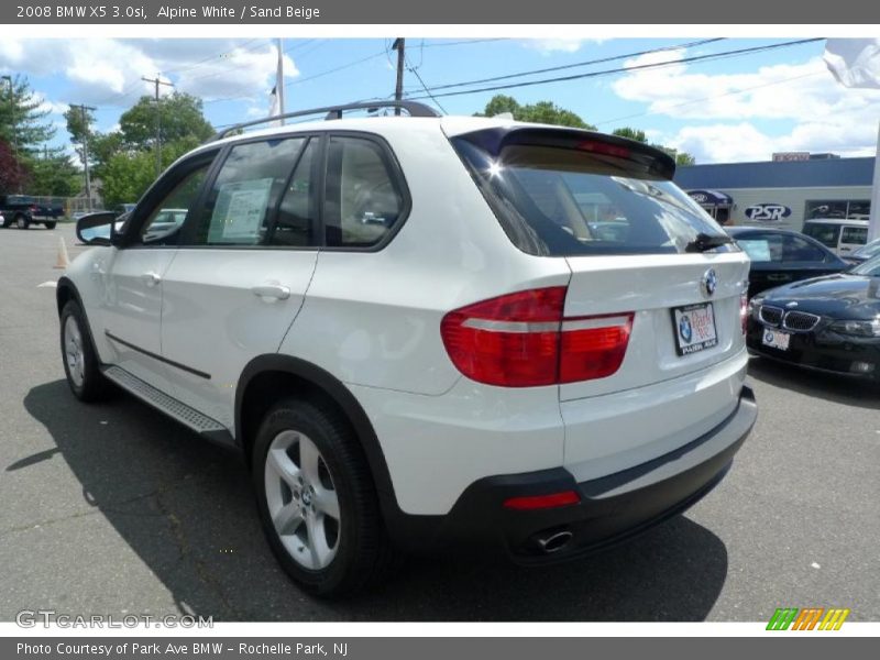 Alpine White / Sand Beige 2008 BMW X5 3.0si
