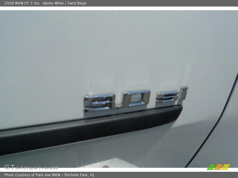 Alpine White / Sand Beige 2008 BMW X5 3.0si