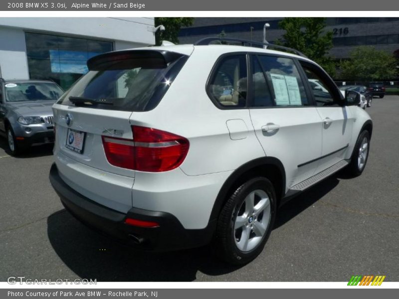 Alpine White / Sand Beige 2008 BMW X5 3.0si