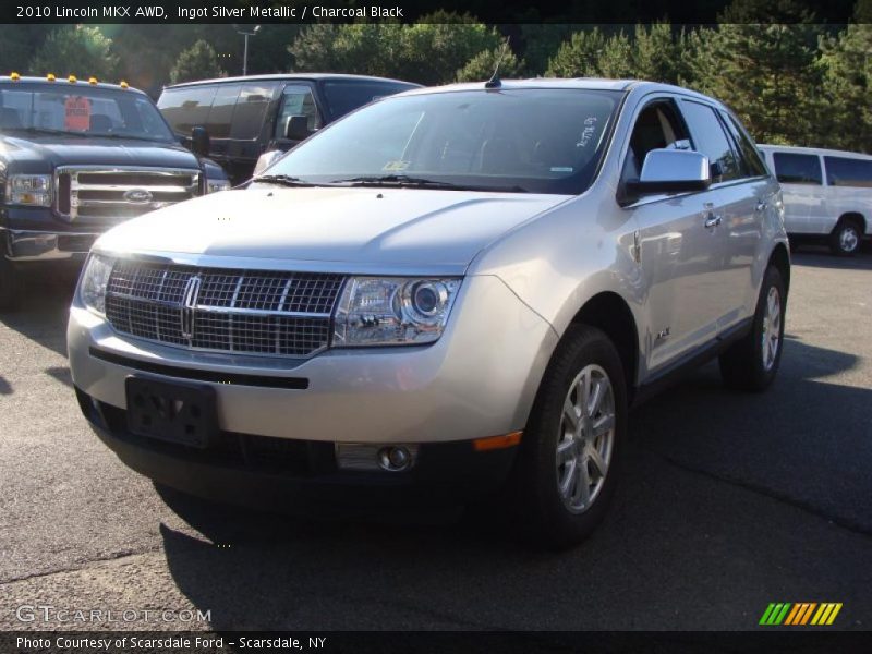 Ingot Silver Metallic / Charcoal Black 2010 Lincoln MKX AWD