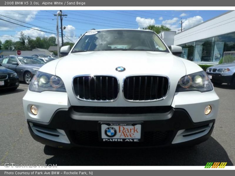 Alpine White / Sand Beige 2008 BMW X5 3.0si