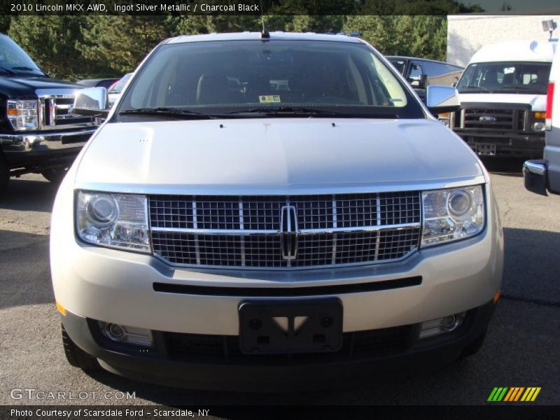 Ingot Silver Metallic / Charcoal Black 2010 Lincoln MKX AWD