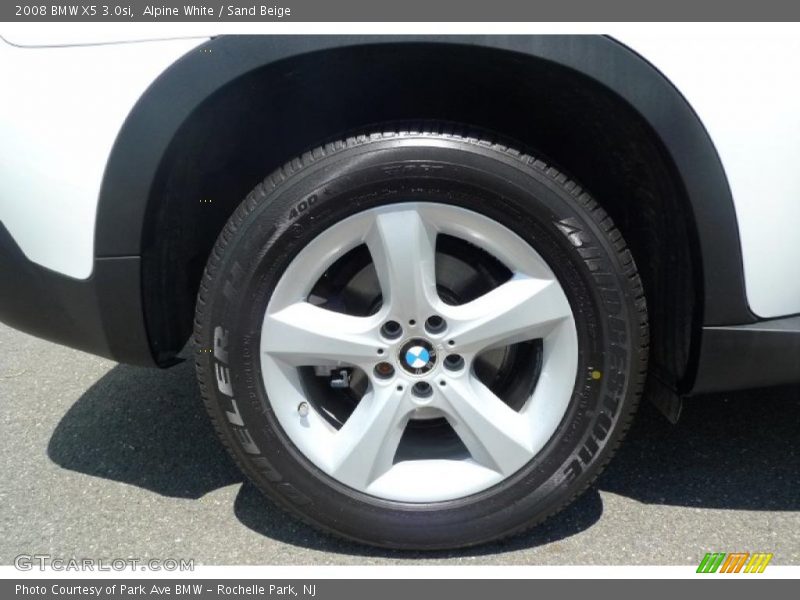 Alpine White / Sand Beige 2008 BMW X5 3.0si