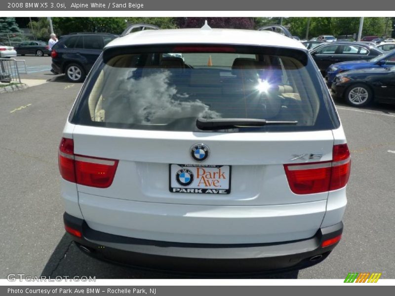 Alpine White / Sand Beige 2008 BMW X5 3.0si