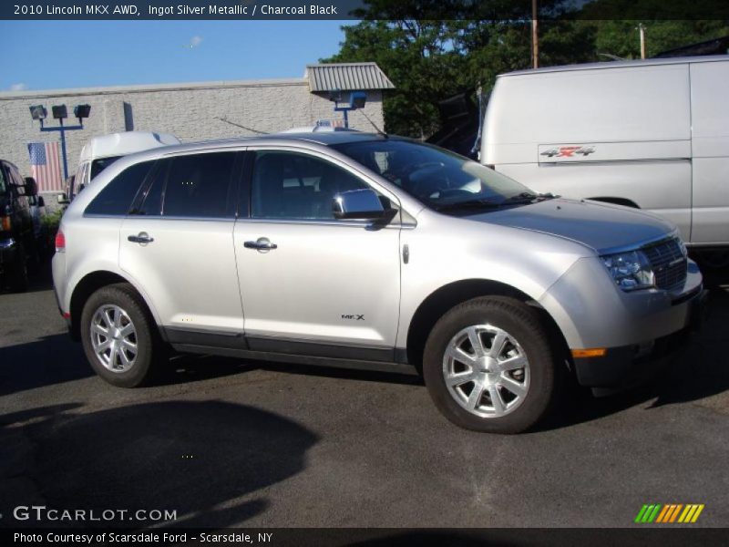 Ingot Silver Metallic / Charcoal Black 2010 Lincoln MKX AWD