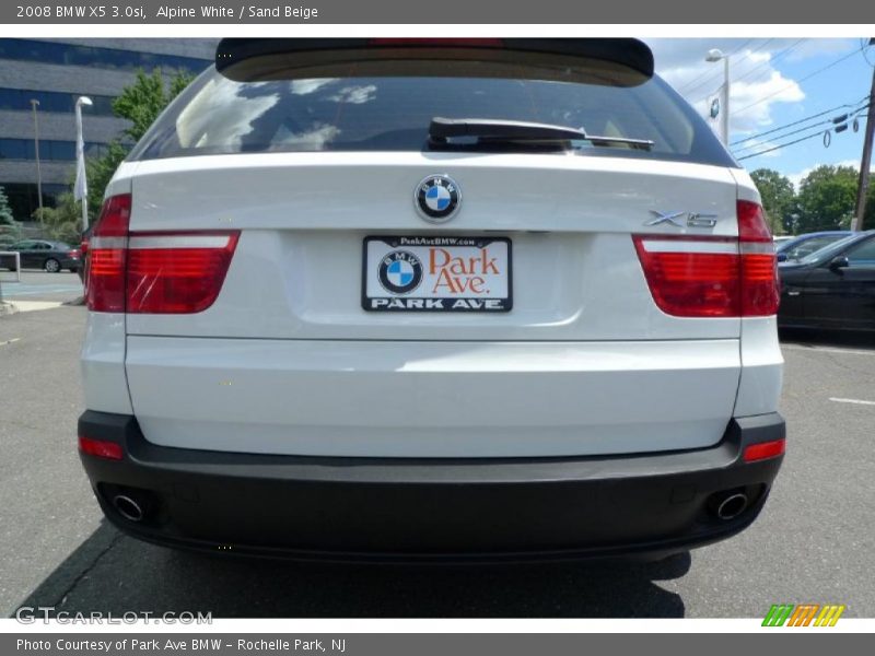 Alpine White / Sand Beige 2008 BMW X5 3.0si