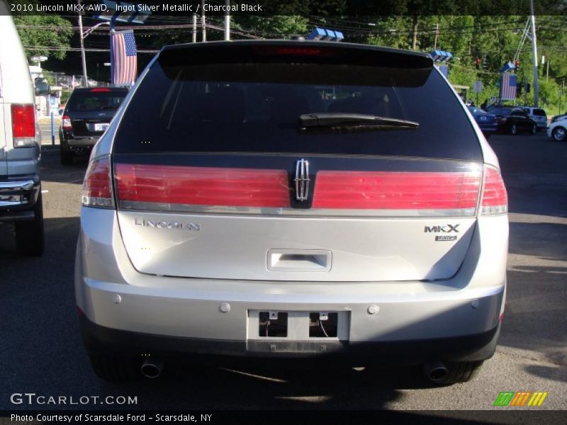 Ingot Silver Metallic / Charcoal Black 2010 Lincoln MKX AWD