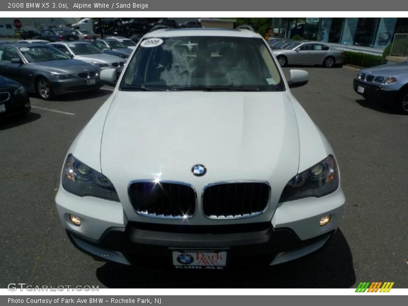 Alpine White / Sand Beige 2008 BMW X5 3.0si