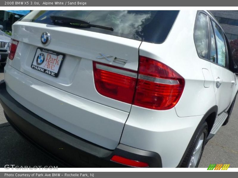 Alpine White / Sand Beige 2008 BMW X5 3.0si