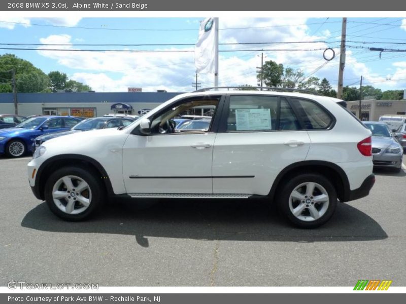 Alpine White / Sand Beige 2008 BMW X5 3.0si
