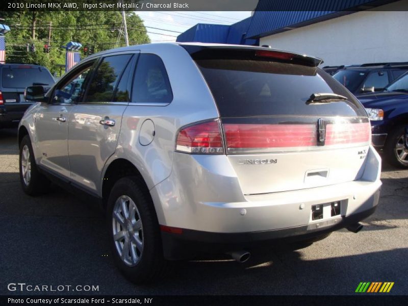 Ingot Silver Metallic / Charcoal Black 2010 Lincoln MKX AWD