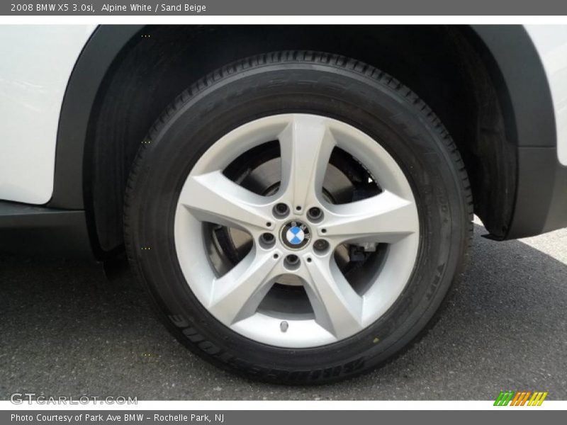 Alpine White / Sand Beige 2008 BMW X5 3.0si