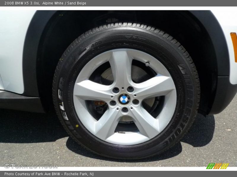 Alpine White / Sand Beige 2008 BMW X5 3.0si