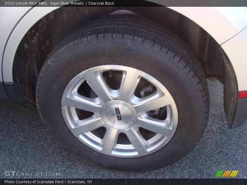 Ingot Silver Metallic / Charcoal Black 2010 Lincoln MKX AWD