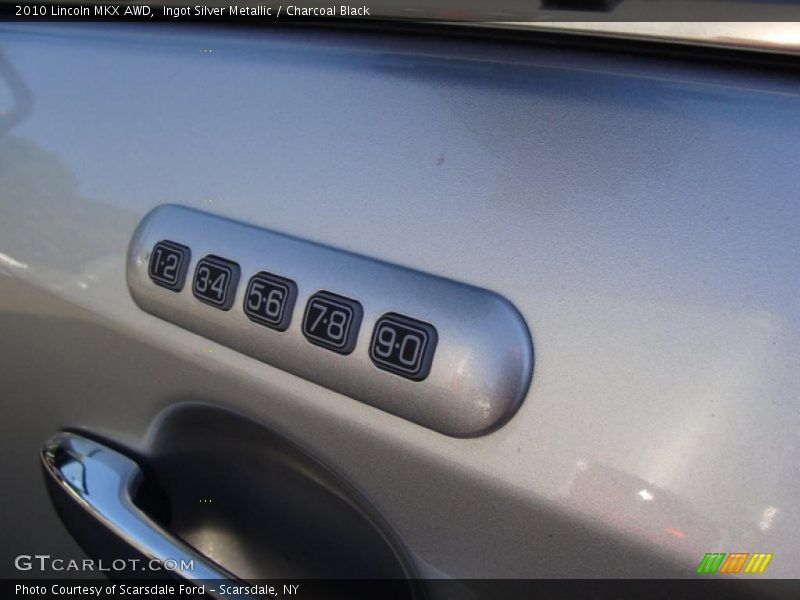 Ingot Silver Metallic / Charcoal Black 2010 Lincoln MKX AWD