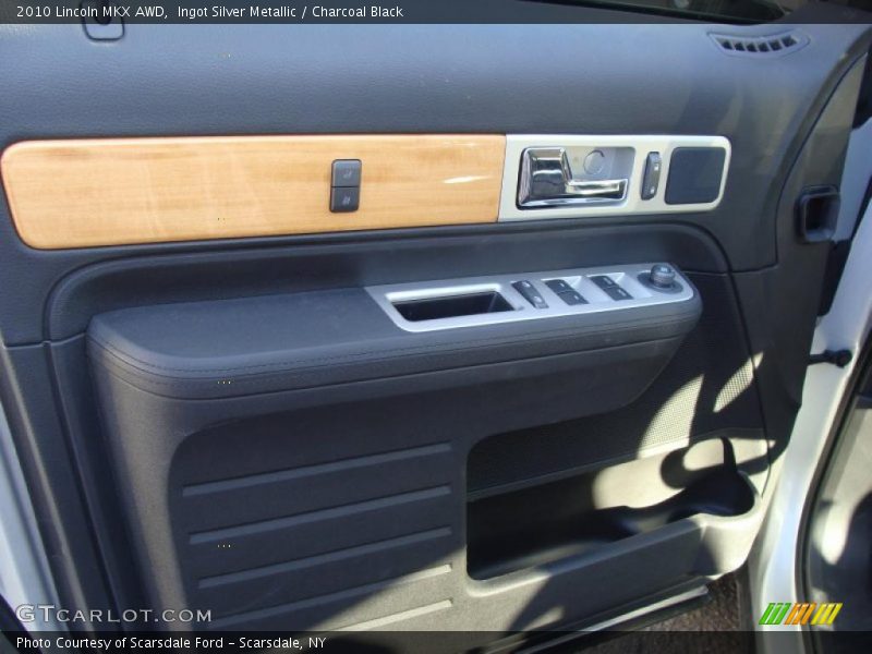 Ingot Silver Metallic / Charcoal Black 2010 Lincoln MKX AWD