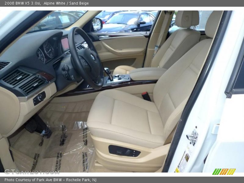 Alpine White / Sand Beige 2008 BMW X5 3.0si