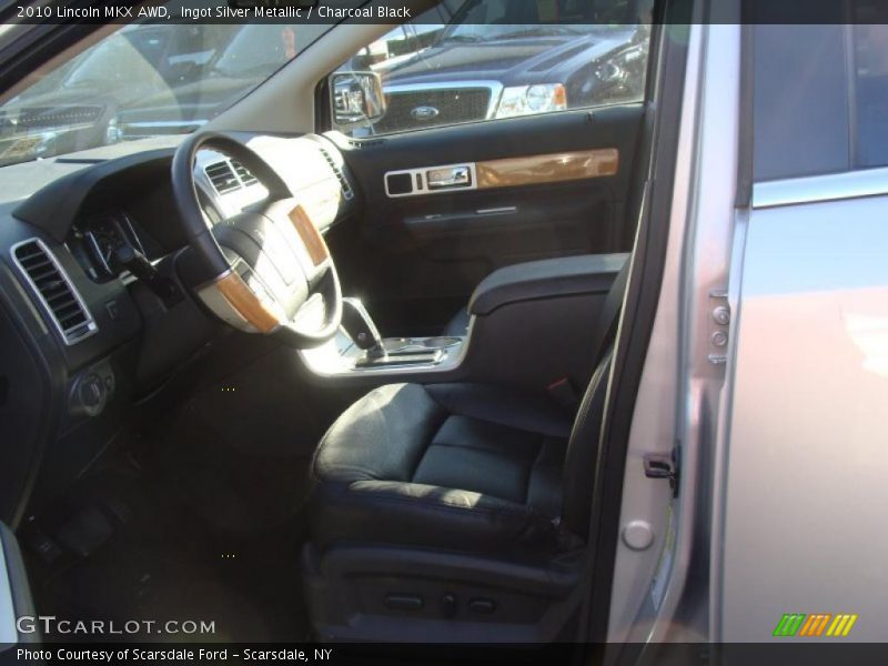 Ingot Silver Metallic / Charcoal Black 2010 Lincoln MKX AWD