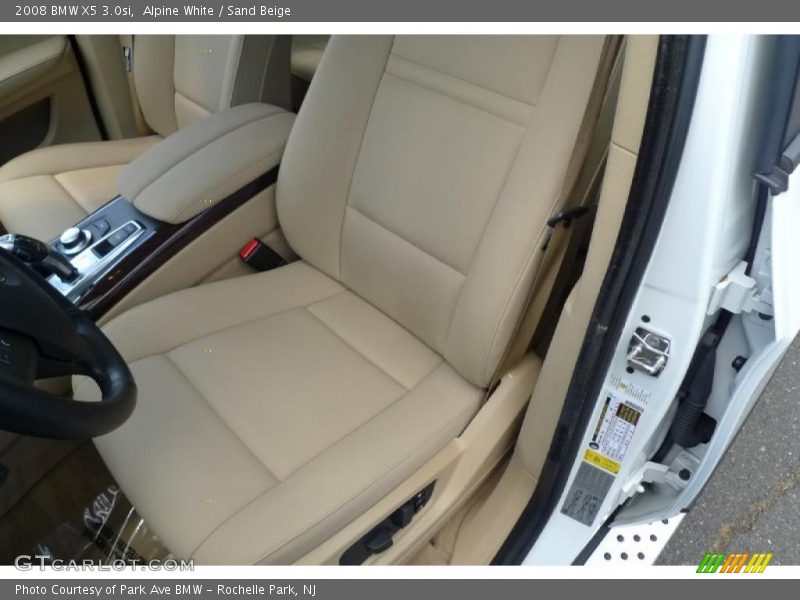 Alpine White / Sand Beige 2008 BMW X5 3.0si