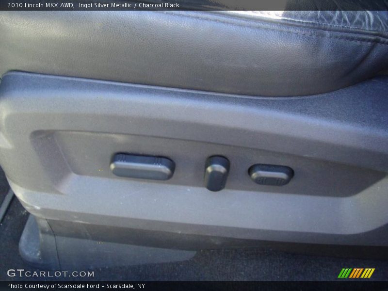 Ingot Silver Metallic / Charcoal Black 2010 Lincoln MKX AWD