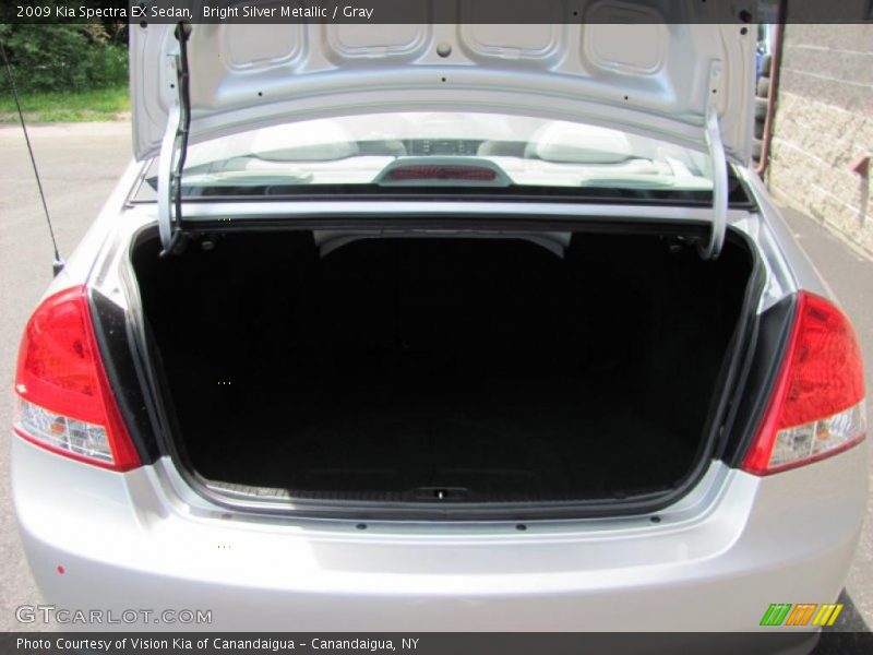 Bright Silver Metallic / Gray 2009 Kia Spectra EX Sedan