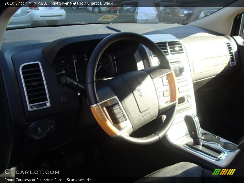 Ingot Silver Metallic / Charcoal Black 2010 Lincoln MKX AWD