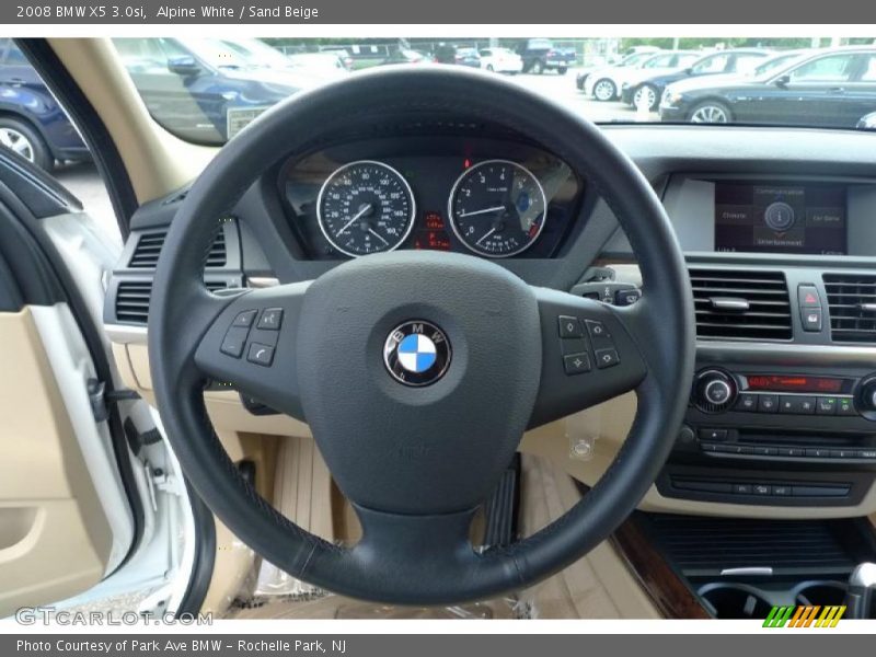 Alpine White / Sand Beige 2008 BMW X5 3.0si